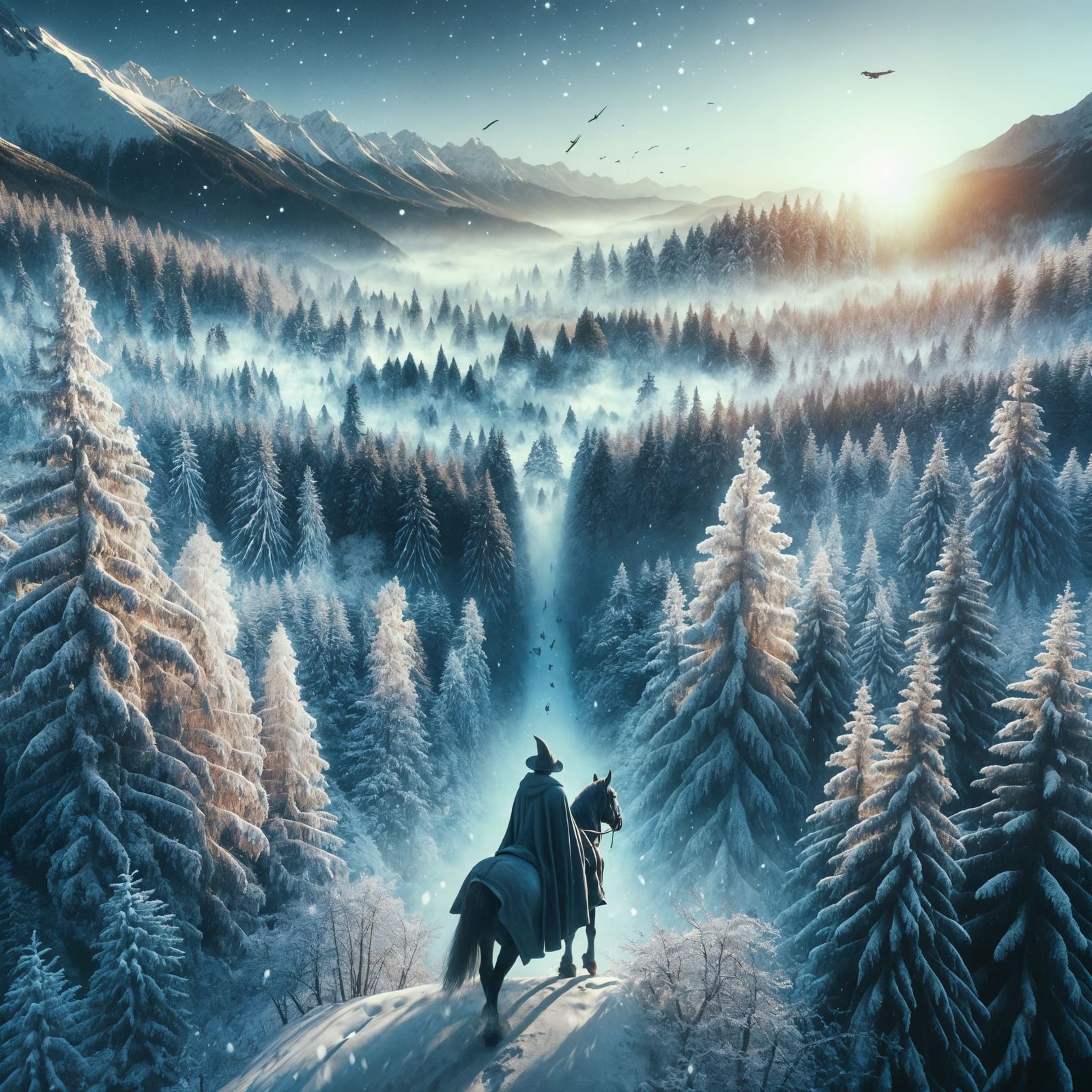 Mystical Winter Wizardry from Above