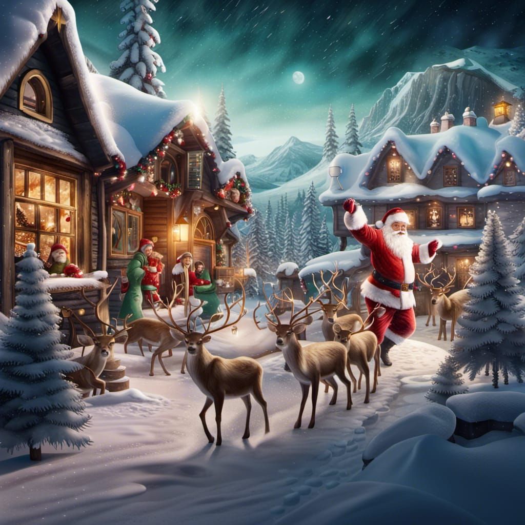 Santa's North Pole Village: A Christmas Fantasy
