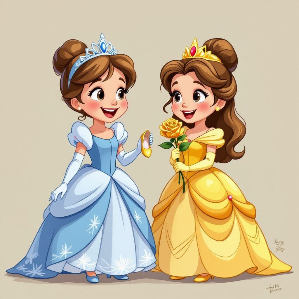 Boys in Princess Gowns Share Magical Gifts