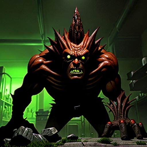 Eerie Monster Awakens in a Gothic Laboratory