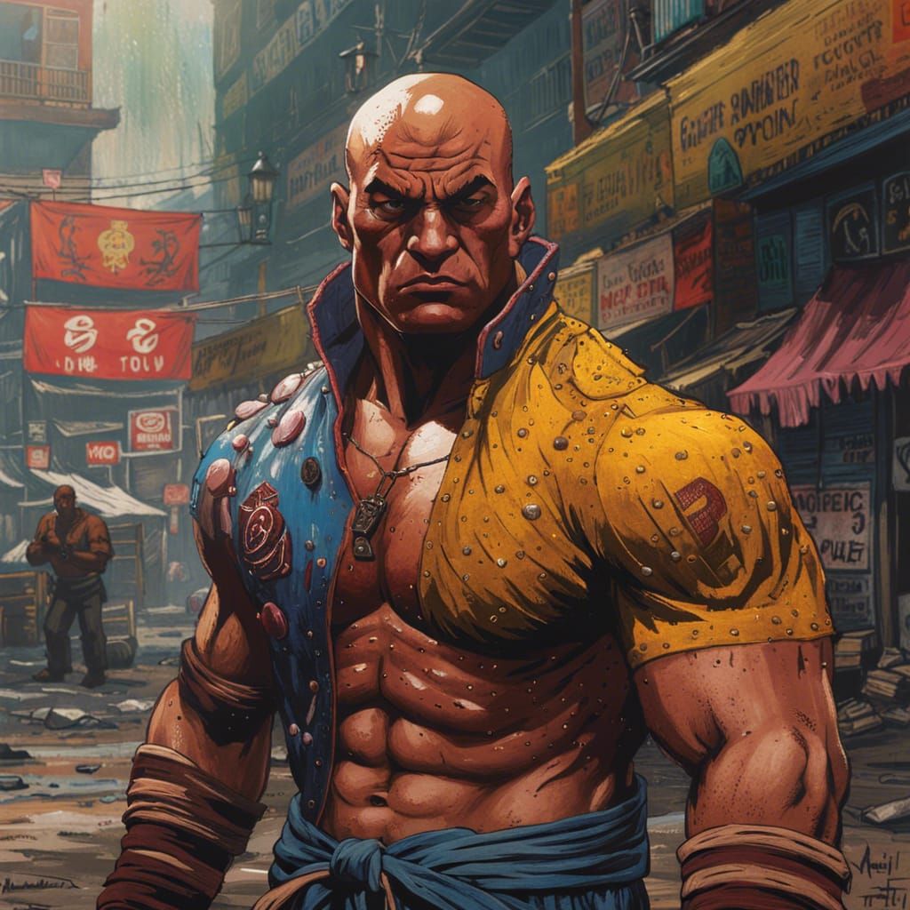 Sagat Streetfighter Hyperdetailed Arcade Masterpiece