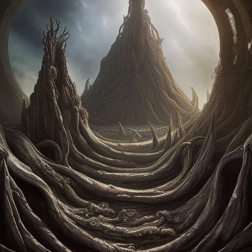 Eldritch Ritual Site Activates Black Hole Spell