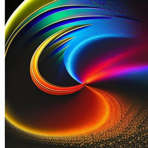 Greek Snake-Tiger Sphinx on Ziggurat in Burning Forest