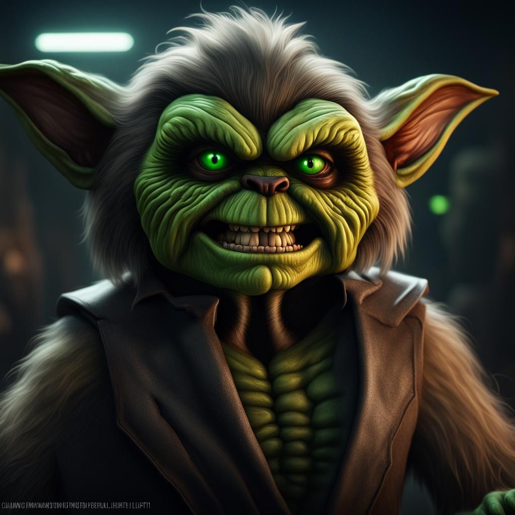 The gremlok, after feeding the mogwok.