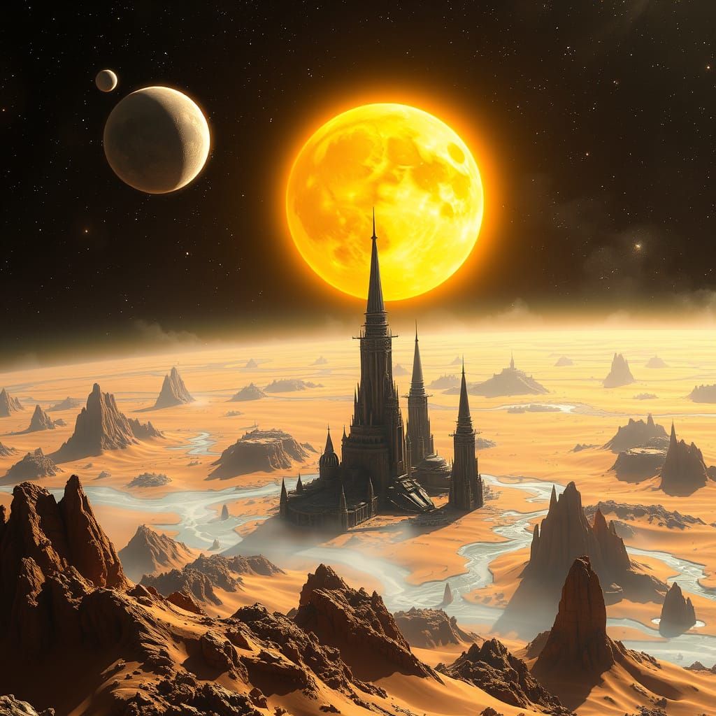 Ethereal Binary Star System in the Western Unknown Regions