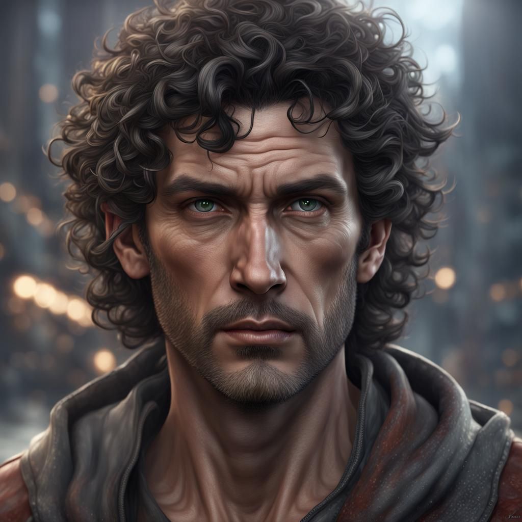 Sad, Sickly Man: Detailed Matte Painting in Unreal Engine