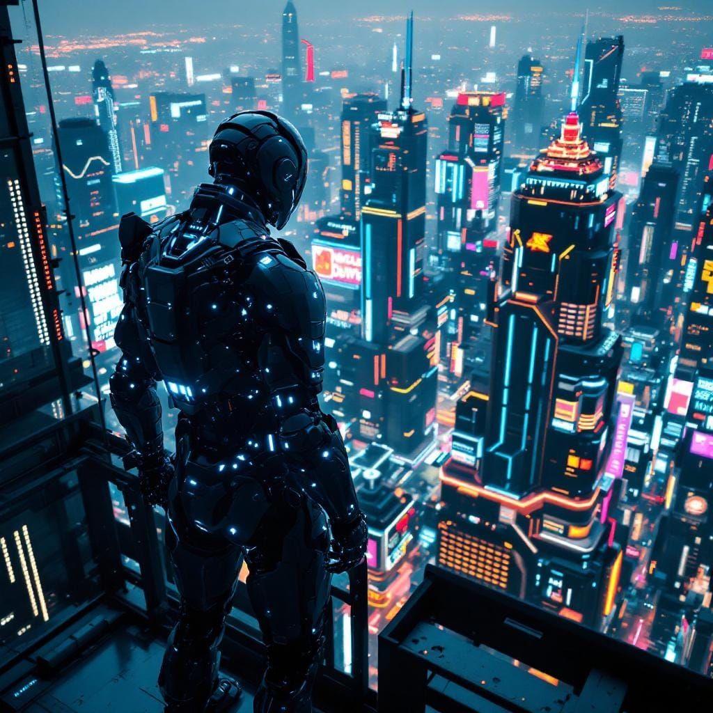 Cybernetic warrior...