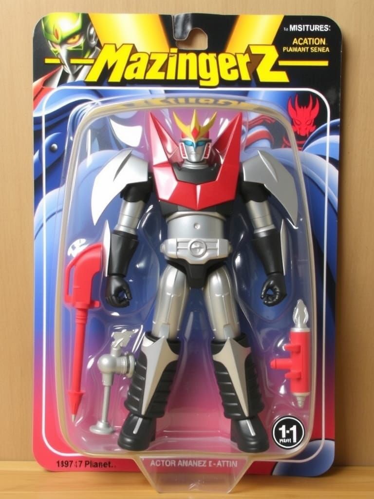 Vintage 1987 Action Figure Playset in Photorealistic Packagi...