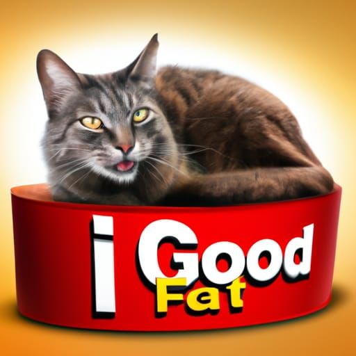 Funny Cat Food Advertisement