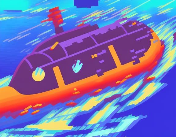 Pixel Submarine