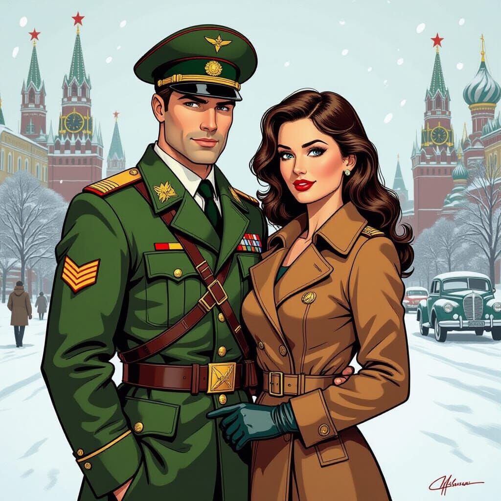 Soldier and Spy Protest Prejudice in Comic Book Style