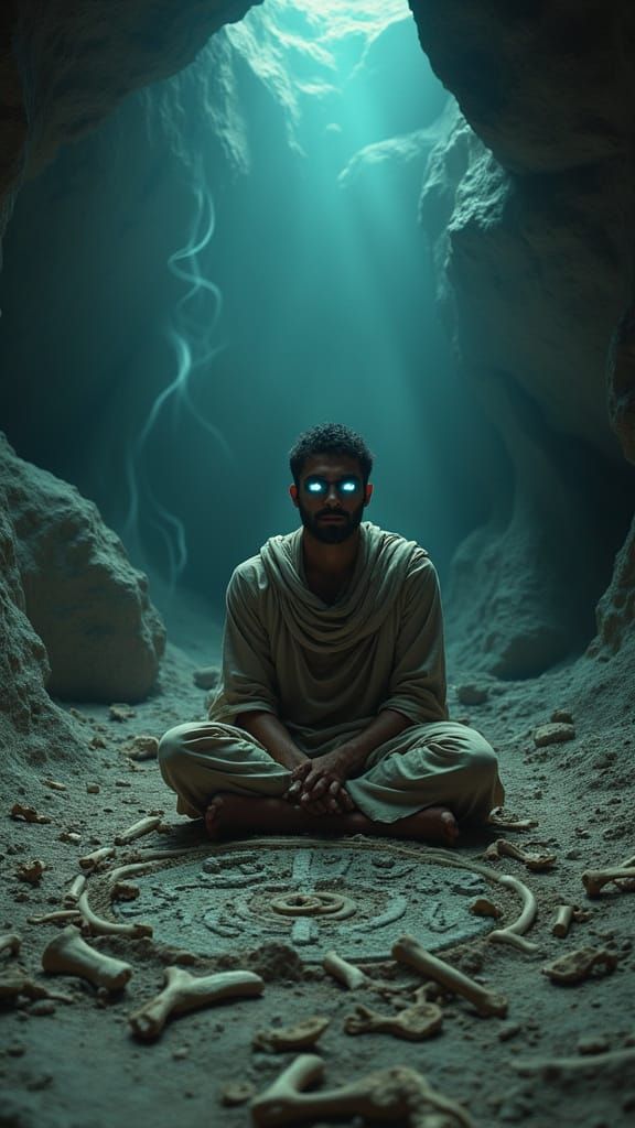 Mystical Yemeni Seer Confronts Dark Forces in Hidden Cave
