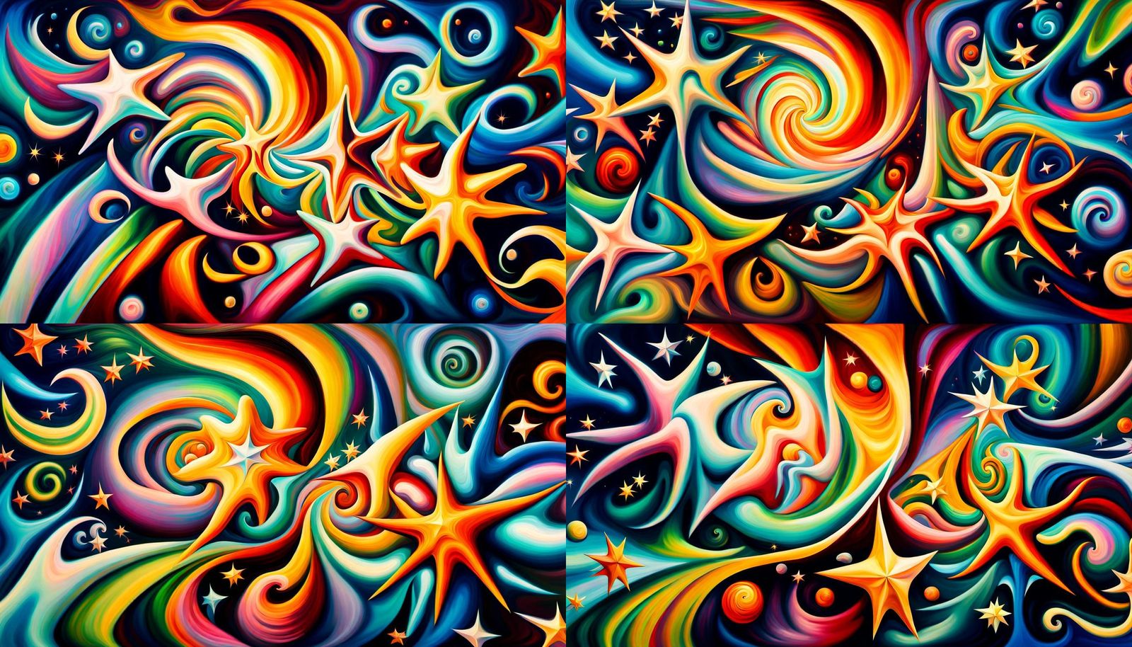 Iridescent Plasma Maelstrom of Newborn Stars