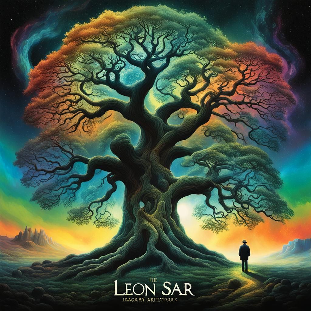 The album cover of the imaginary artist "Leon Sar"