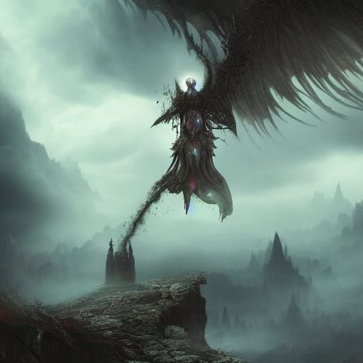 Ethereal Plane: Fear and Anguish Digital Painting