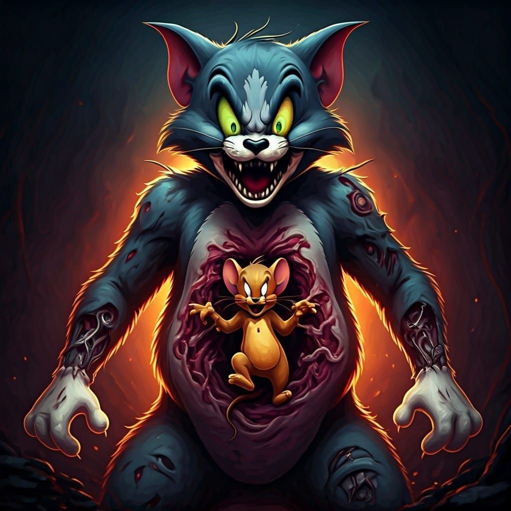 Grotesque Tom and Jerry Fusion: Static Fury