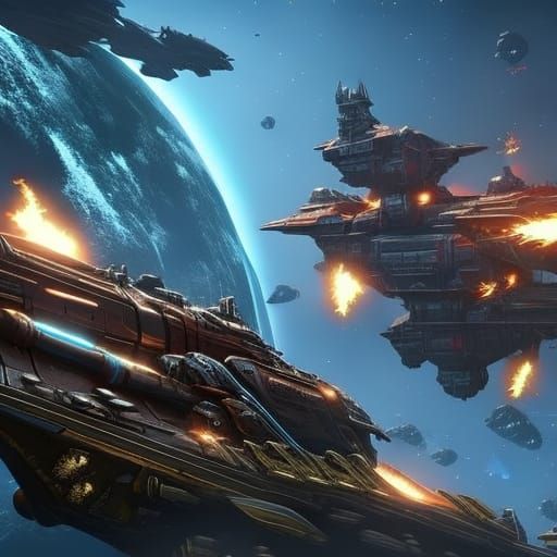 Space Pirates in Epic Space Battle