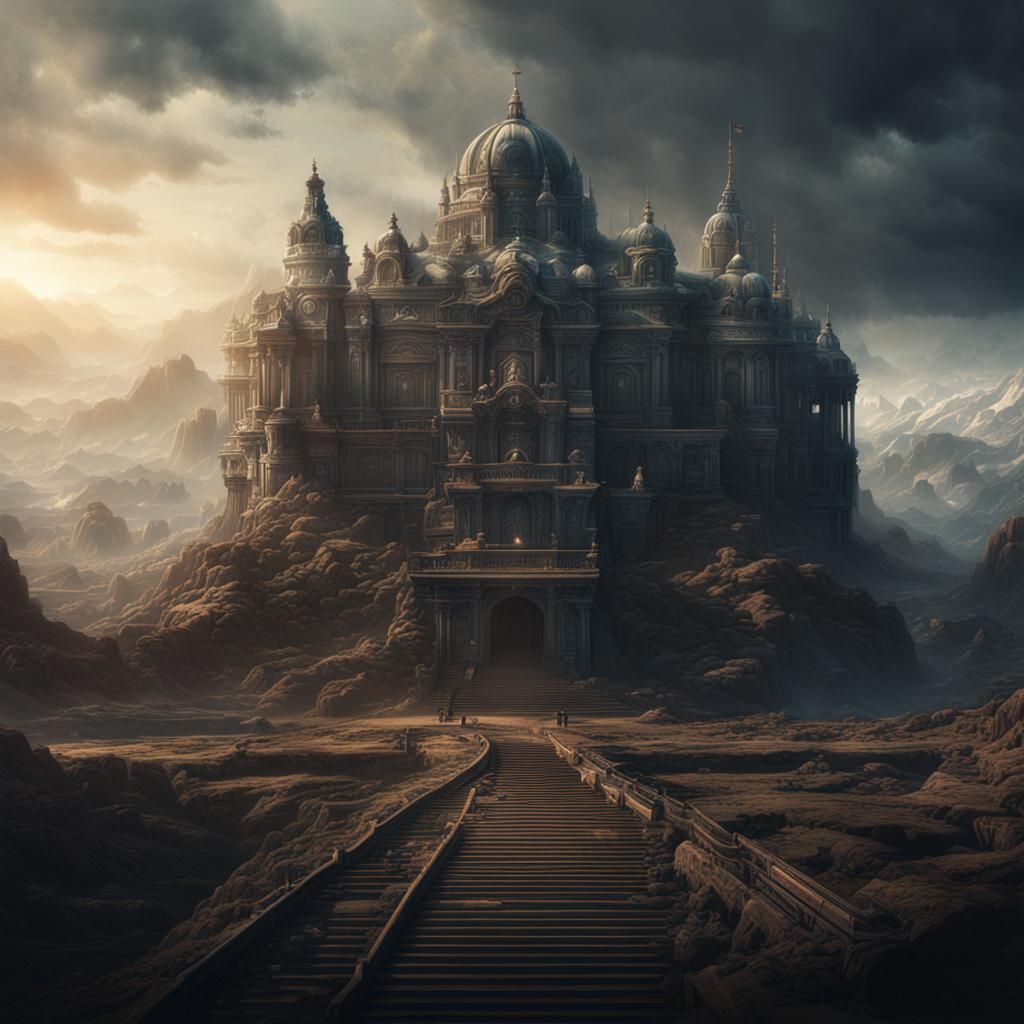 Epic Dramatic Digital Matte Painting