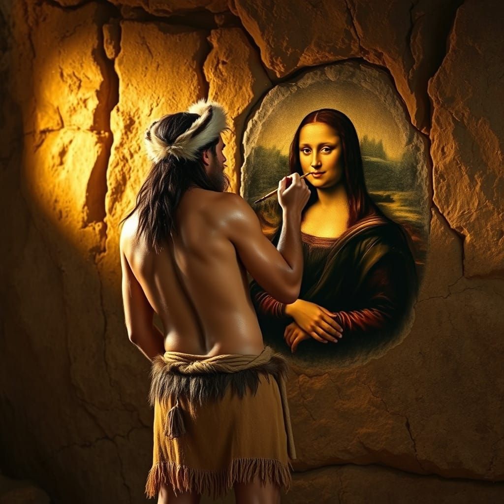Prehistoric Artist Captures Enigmatic Woman in Cave Painting