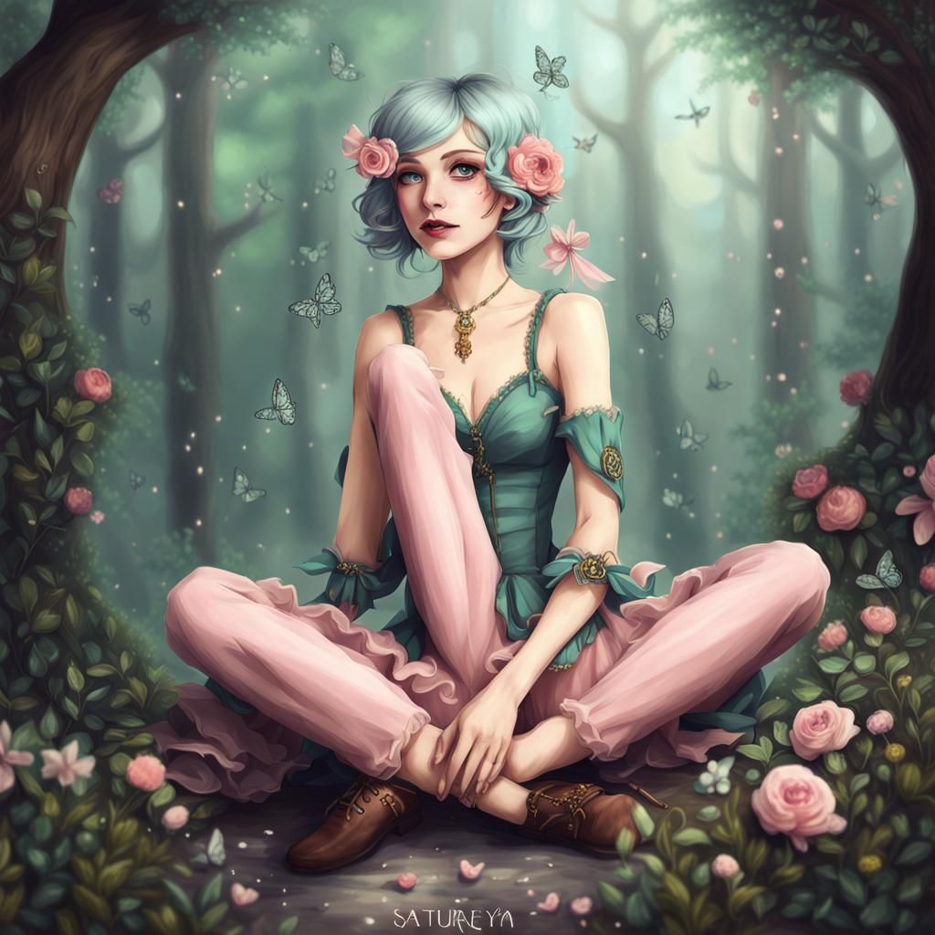 Whimsical Fantasy Dreamscape Digital Art