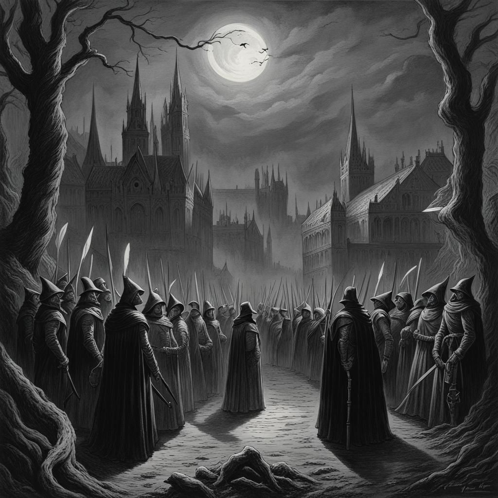 Fandom War in Gothic Horror Style