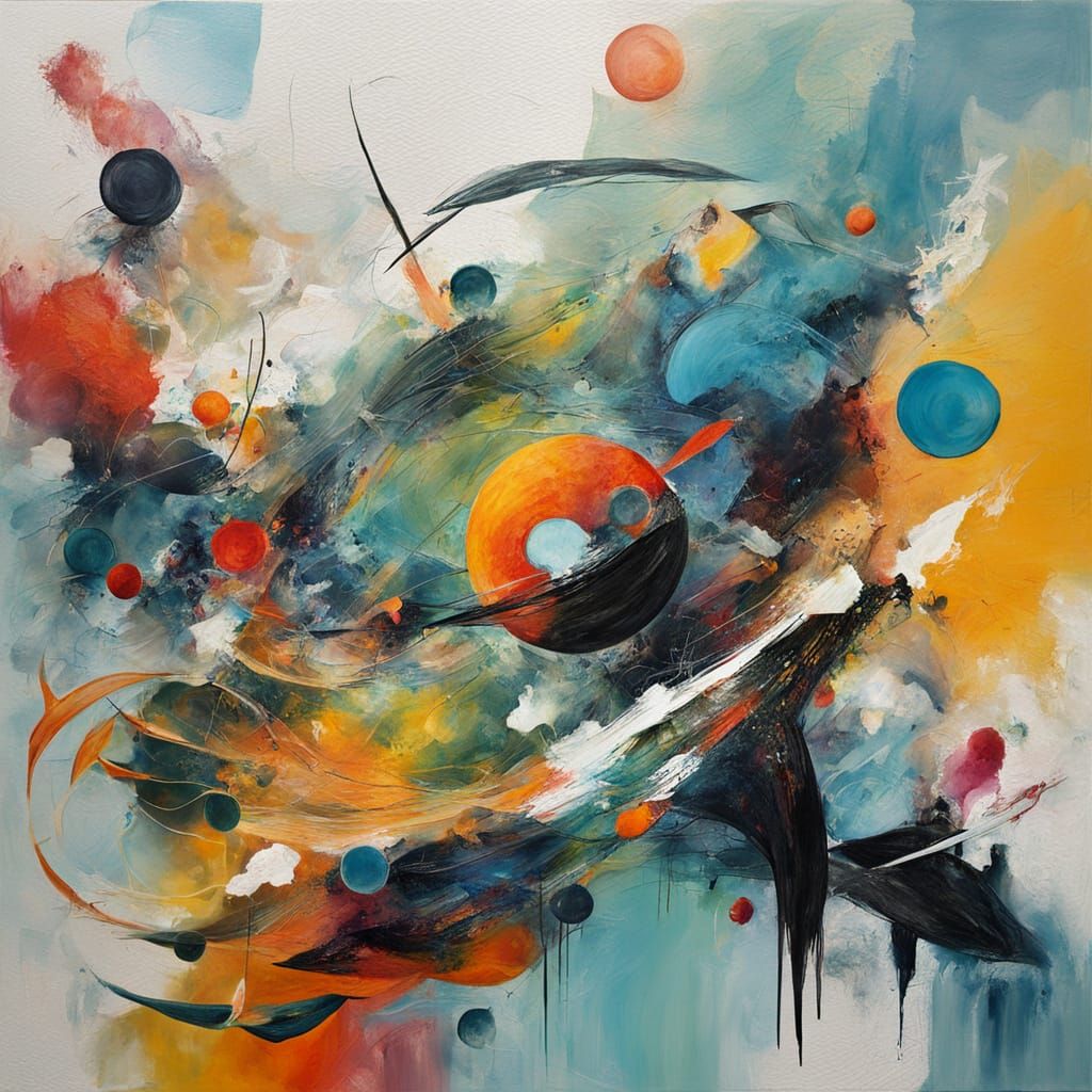 Ultraminimalist Surreal Abstract Painting