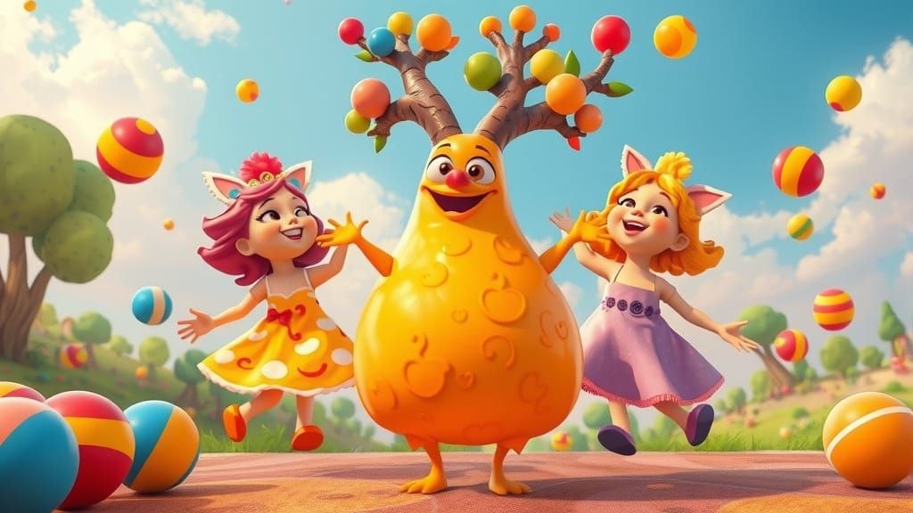 Rock and Roll Dancer in Frenzied Motion