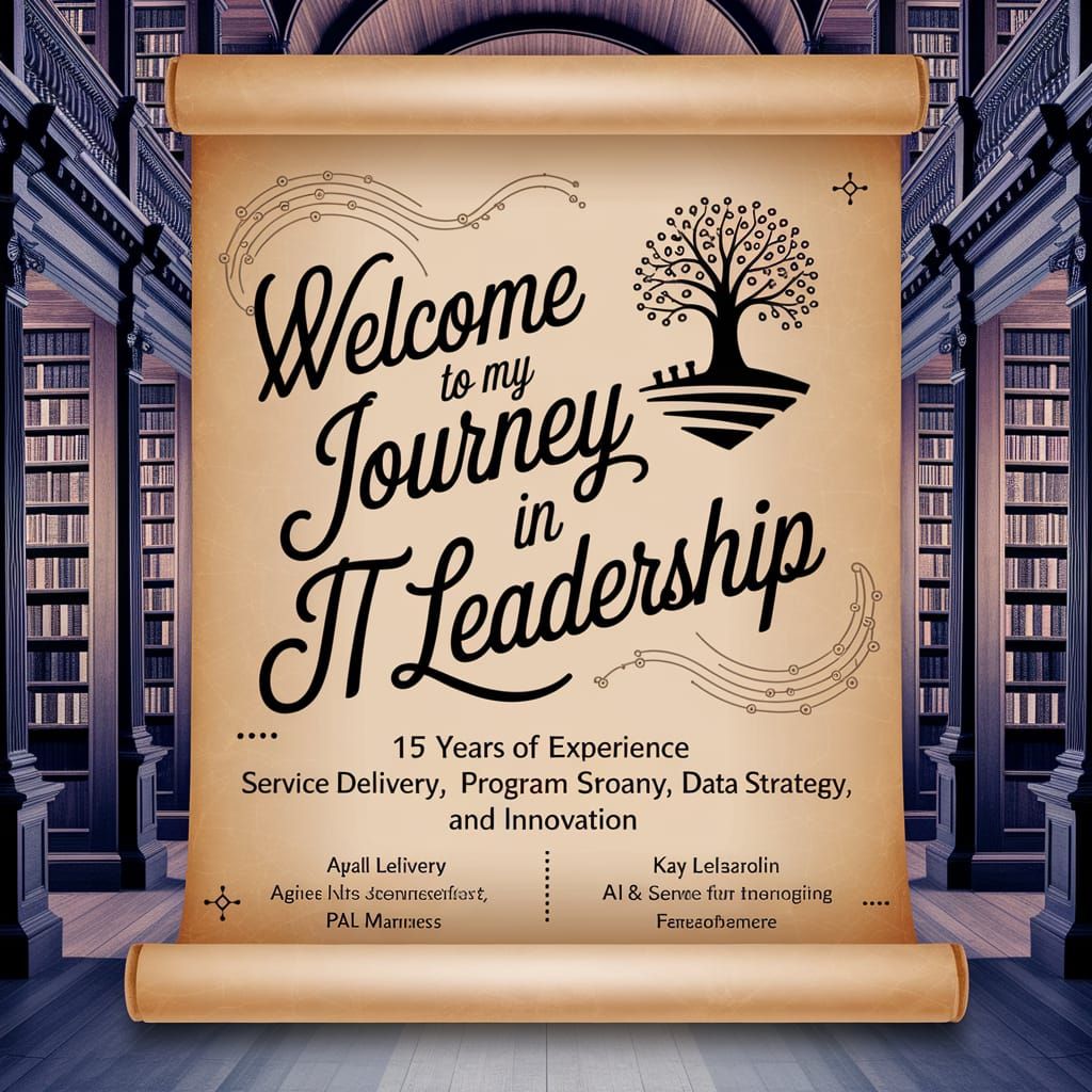 IT Leadership Journey on Antique Scroll: Hara Kishan Alladi
