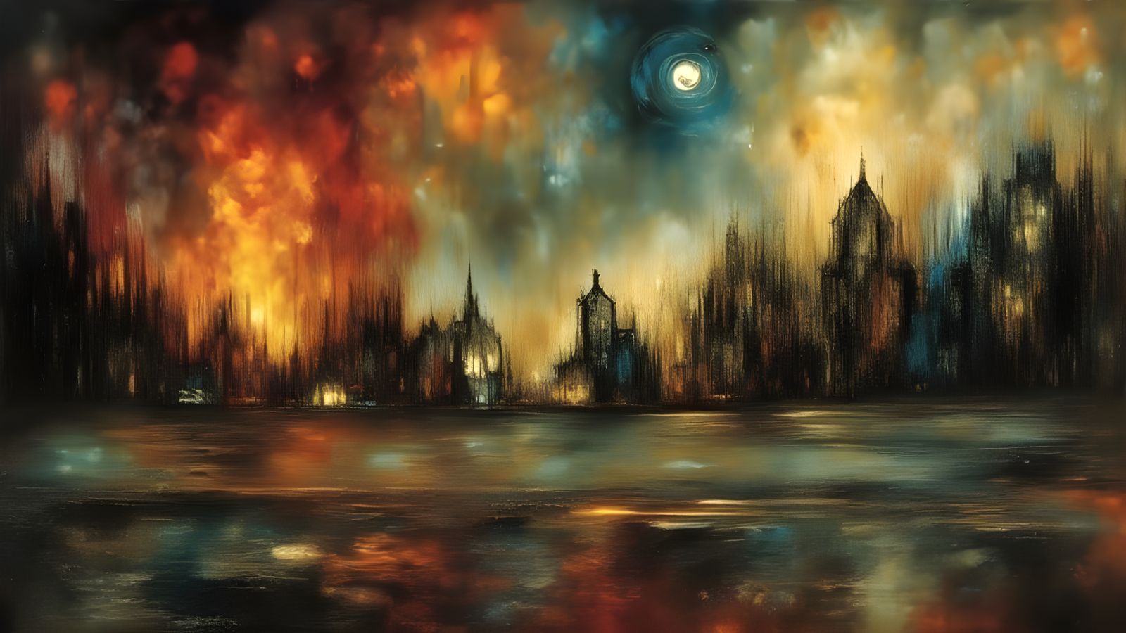 Cyberpunk Metropolis in Neon Lights