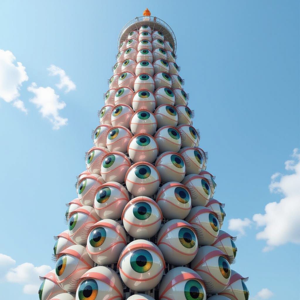 Tower of Eyes: A Surreal Vision