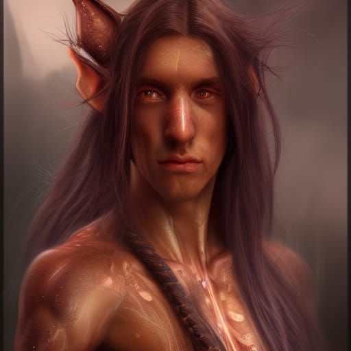 Detailed Male Elf Concept Art in 8k Resolution