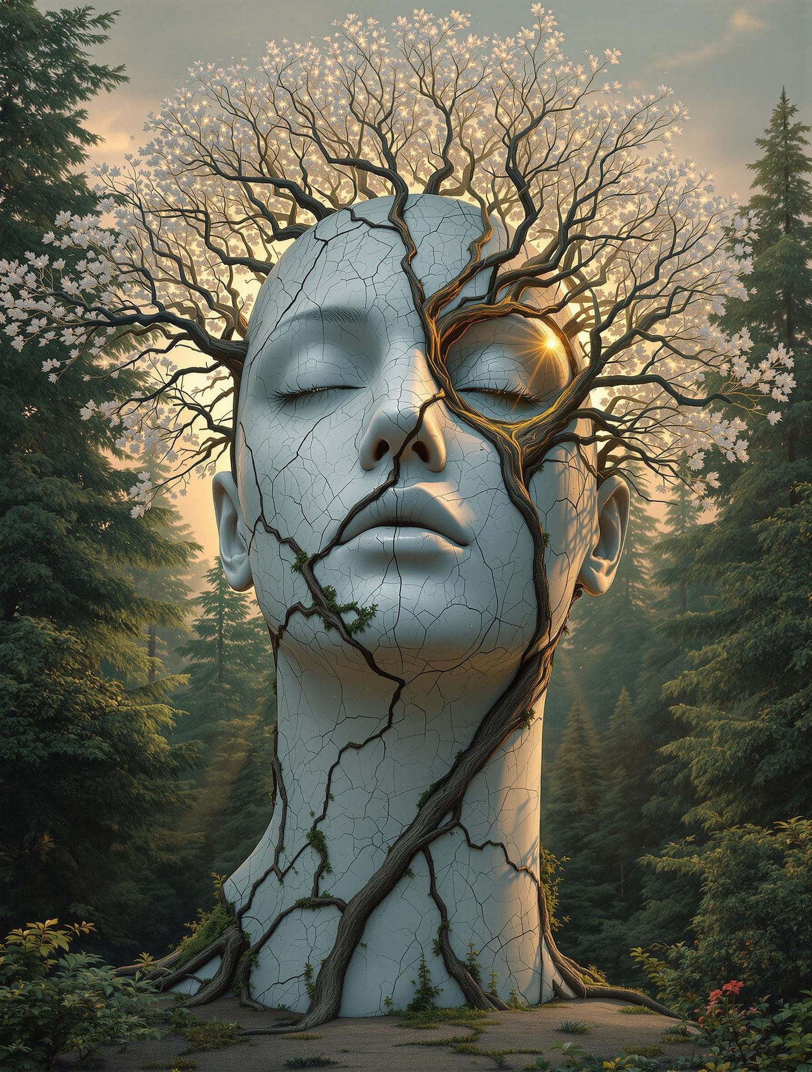 Timeless Renewal in Marble and Twilight