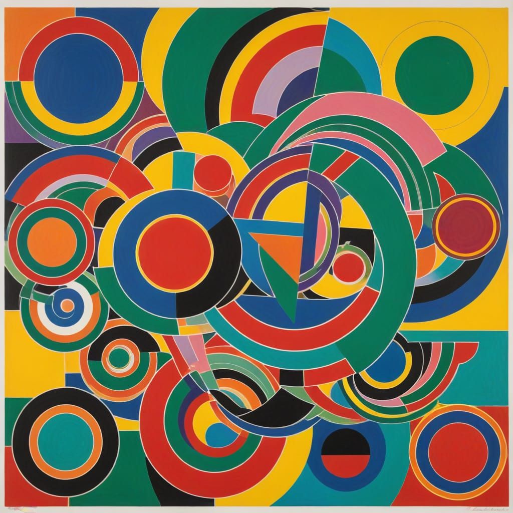 Living Life to the Fullest in Hard-Edge Style