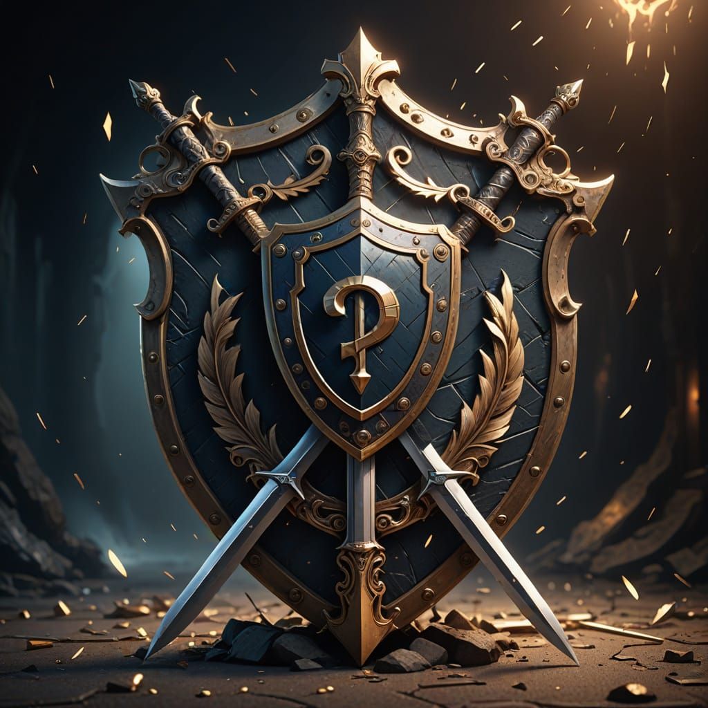 Epic Fantasy Shield Concept Art in Unreal Engine 5