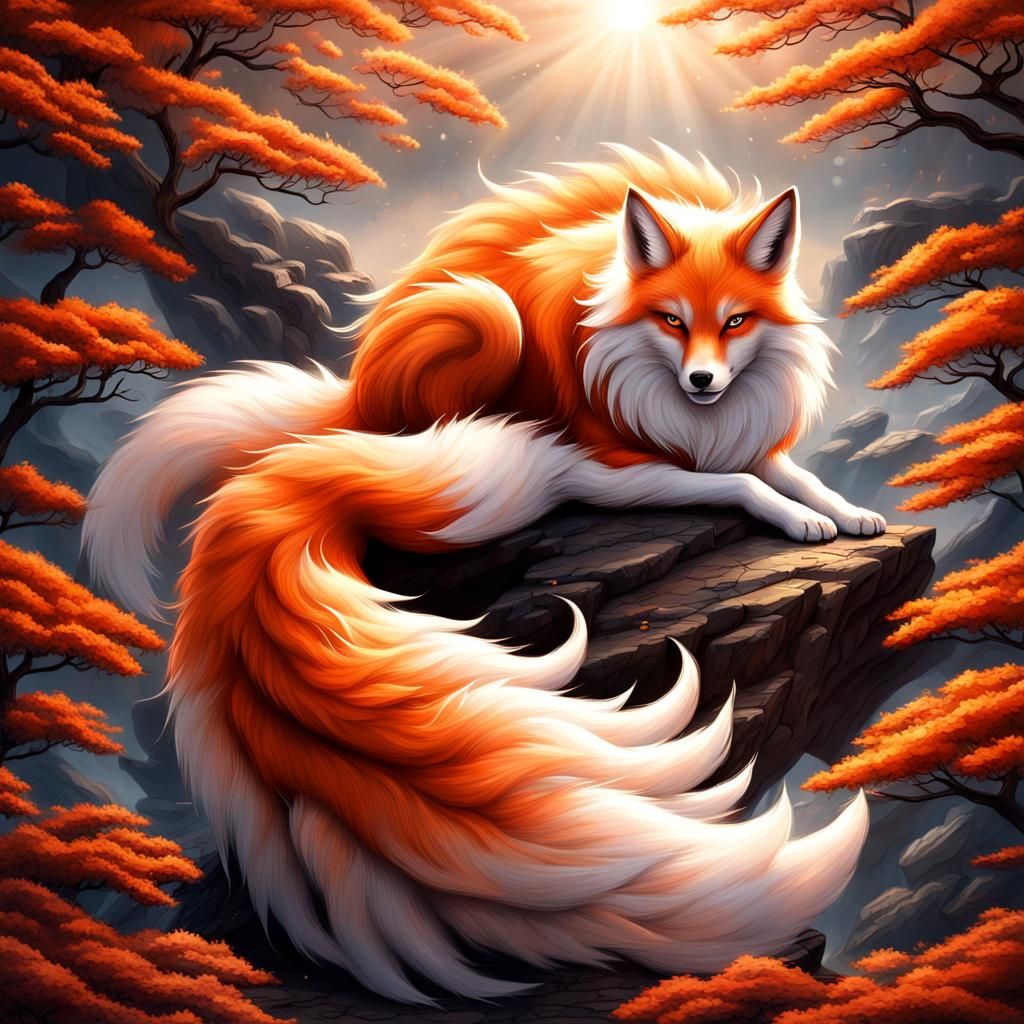 The nind tailed fox