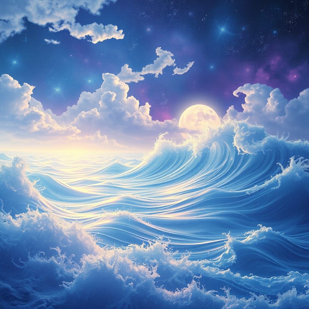 Cosmic Waves Undulate Across the Astral Expanse