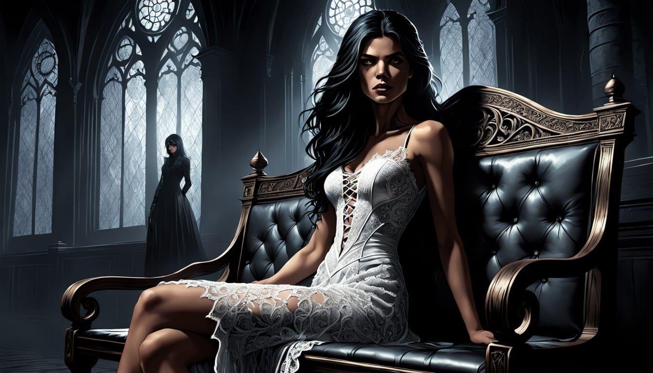 Mysterious Gothic Romance in a Dark, Vibrant World