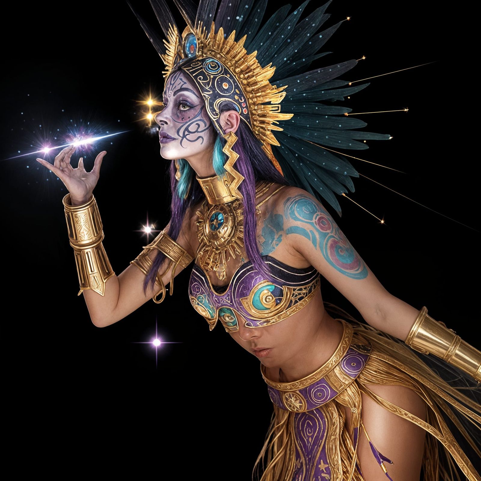 Ahsoka Tano as Día de los Muertos Goddess