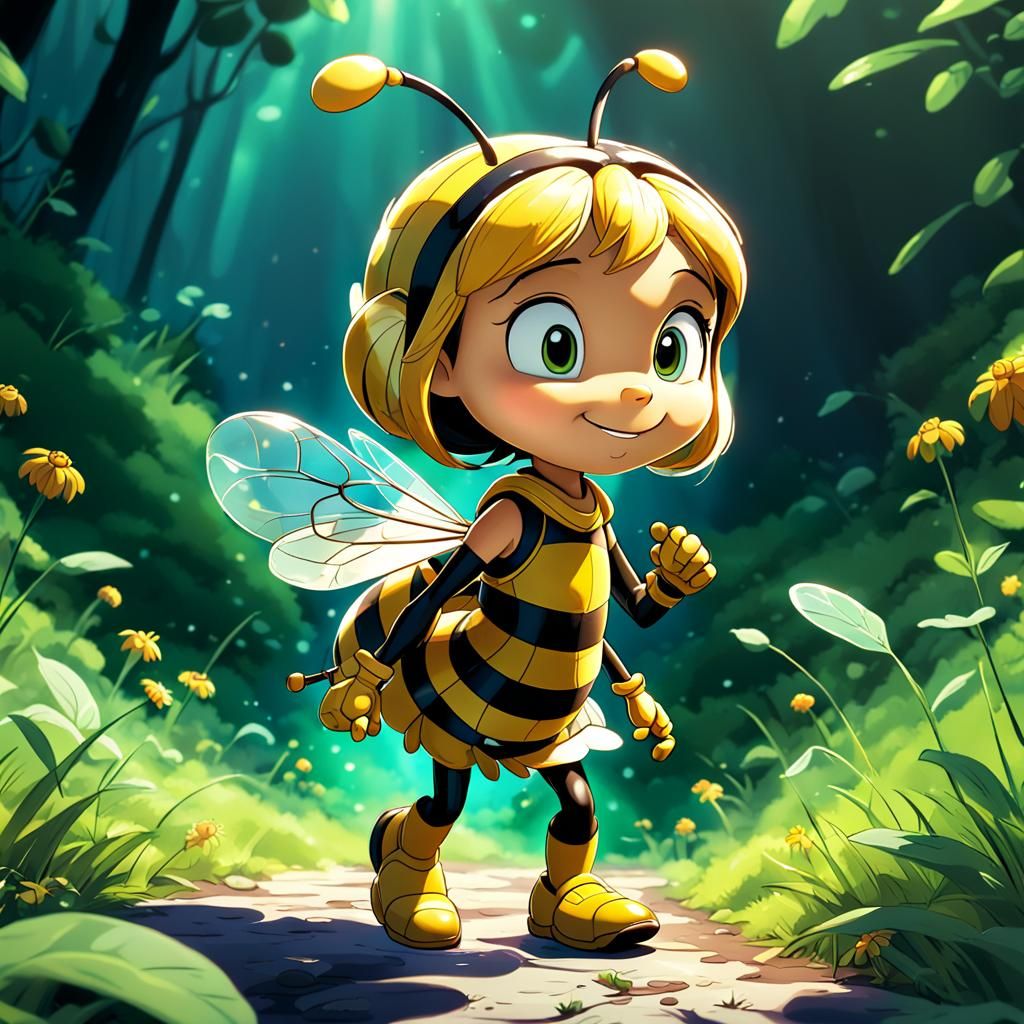 Maya the Bee Anime Manga Scan