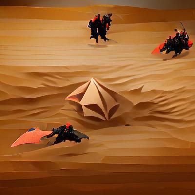Dune: Battle for Arrakis in Low Poly Style