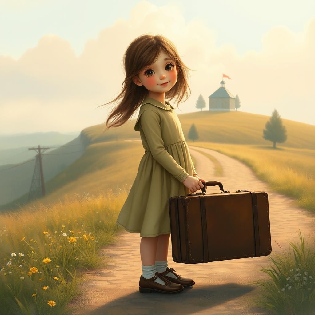 Bye mummy, going on vacation !