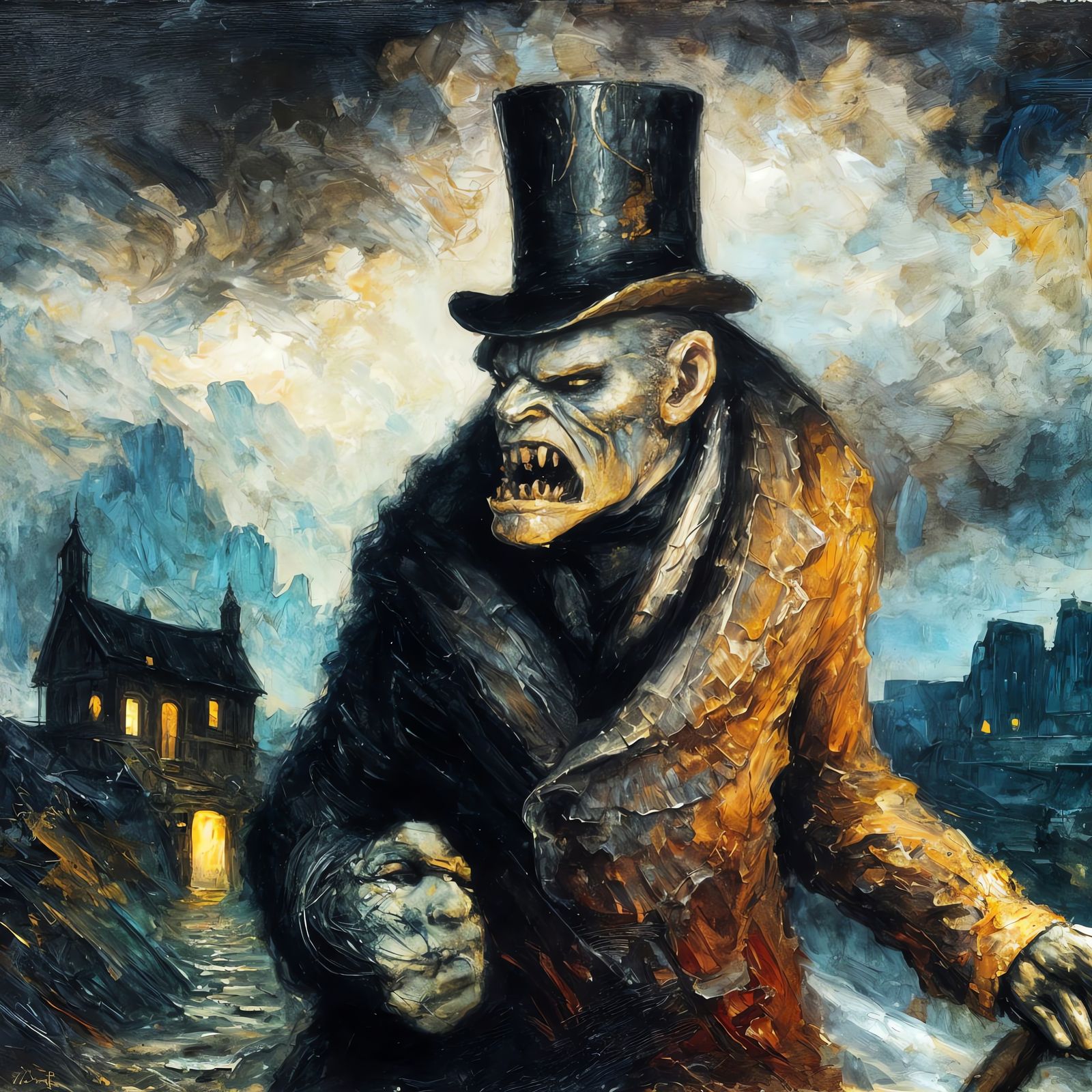 Dr Jekyl transformé en Mr. Hyde