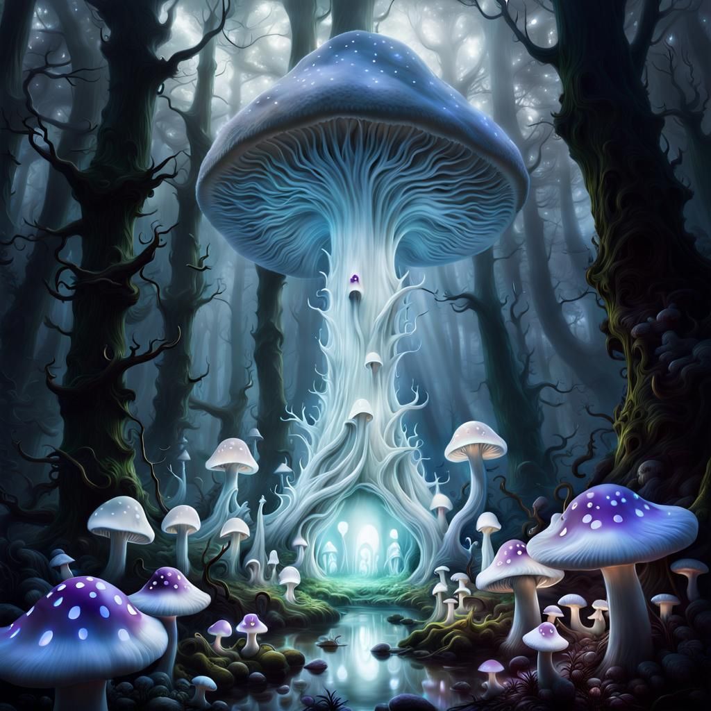 Mystical Forest of Adorable Shroom Ghosts