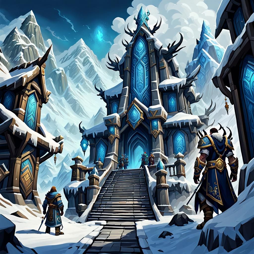 World of Warcraft Party at Storm Peaks, Ulduar