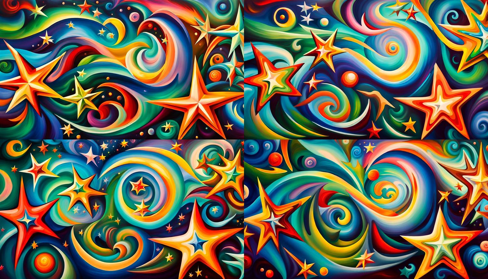 Swirling Newborn Stars in Electromagnetic Plasma Maelstrom