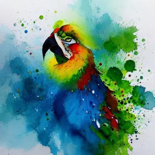 Impressionistic Painting of a Boy