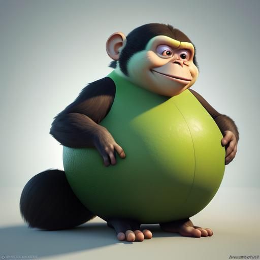 Nickacado Avocado as 3D Animated Character