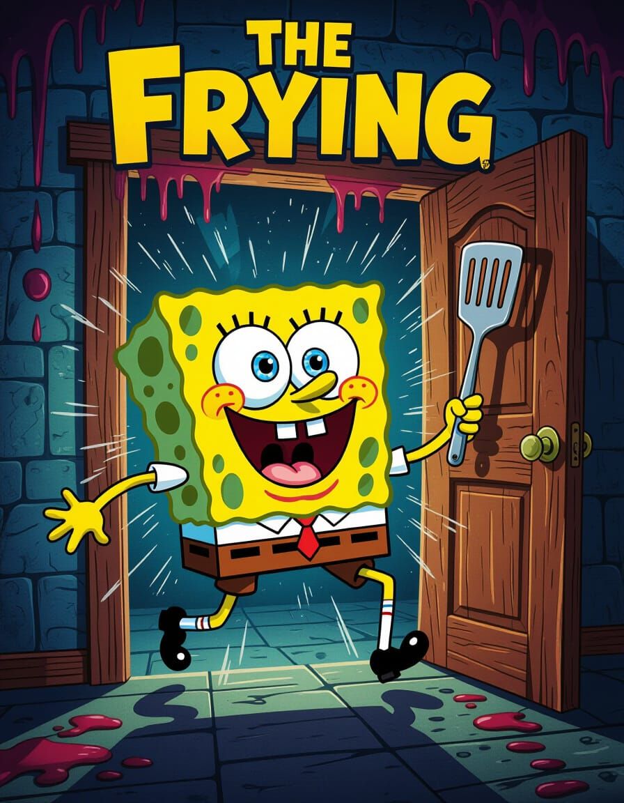 SpongeBob Parody Poster: The Frying