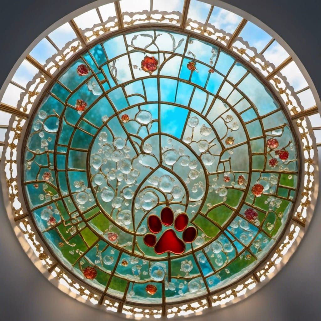 Paw Print Shaped Window Design