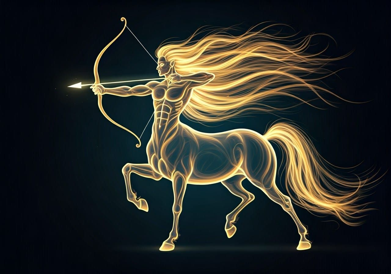 Ethereal Centaur Archer in Motion